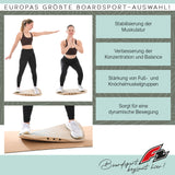 F2  Balance Board Splitboard Holz 65x28cm Natur