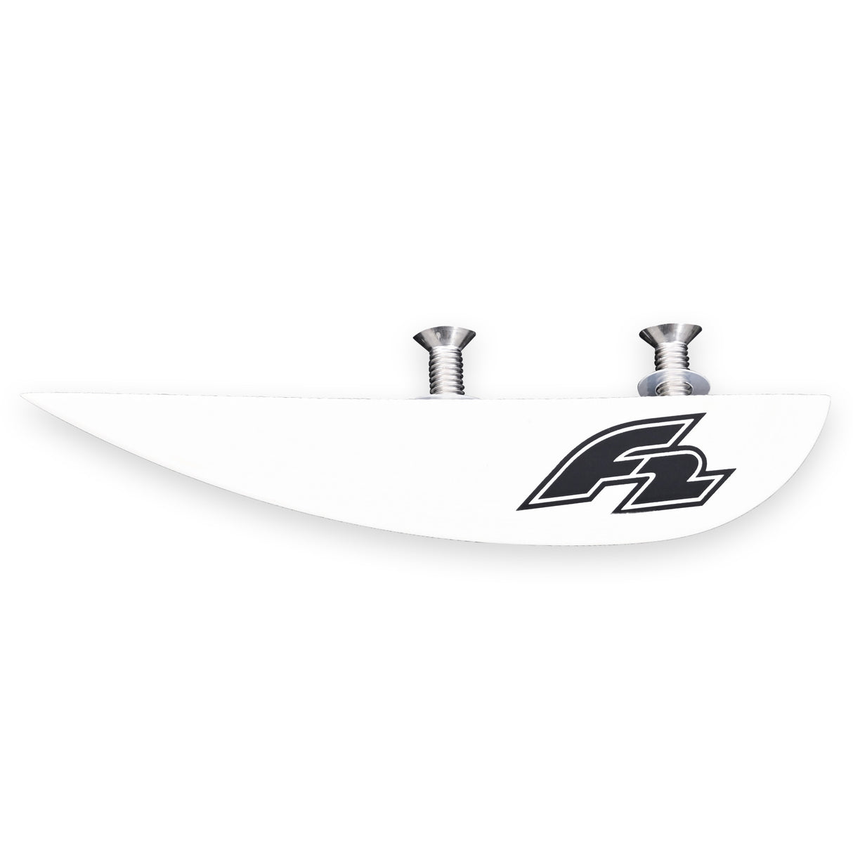 F2  Kiteboard Finne GFK Slider Finne einzeln 2,5cm Weiss