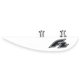 F2  Kiteboard Finne GFK Slider Finne einzeln 2,5cm Weiss