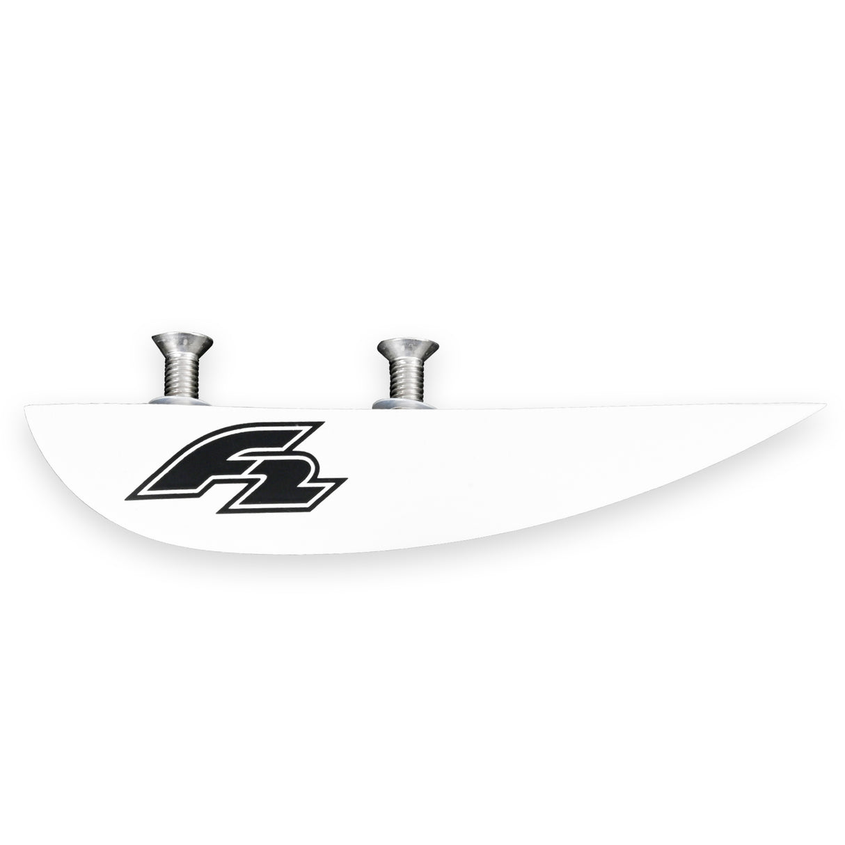 F2  Kiteboard Finne GFK Slider Finne einzeln 2,5cm Weiss