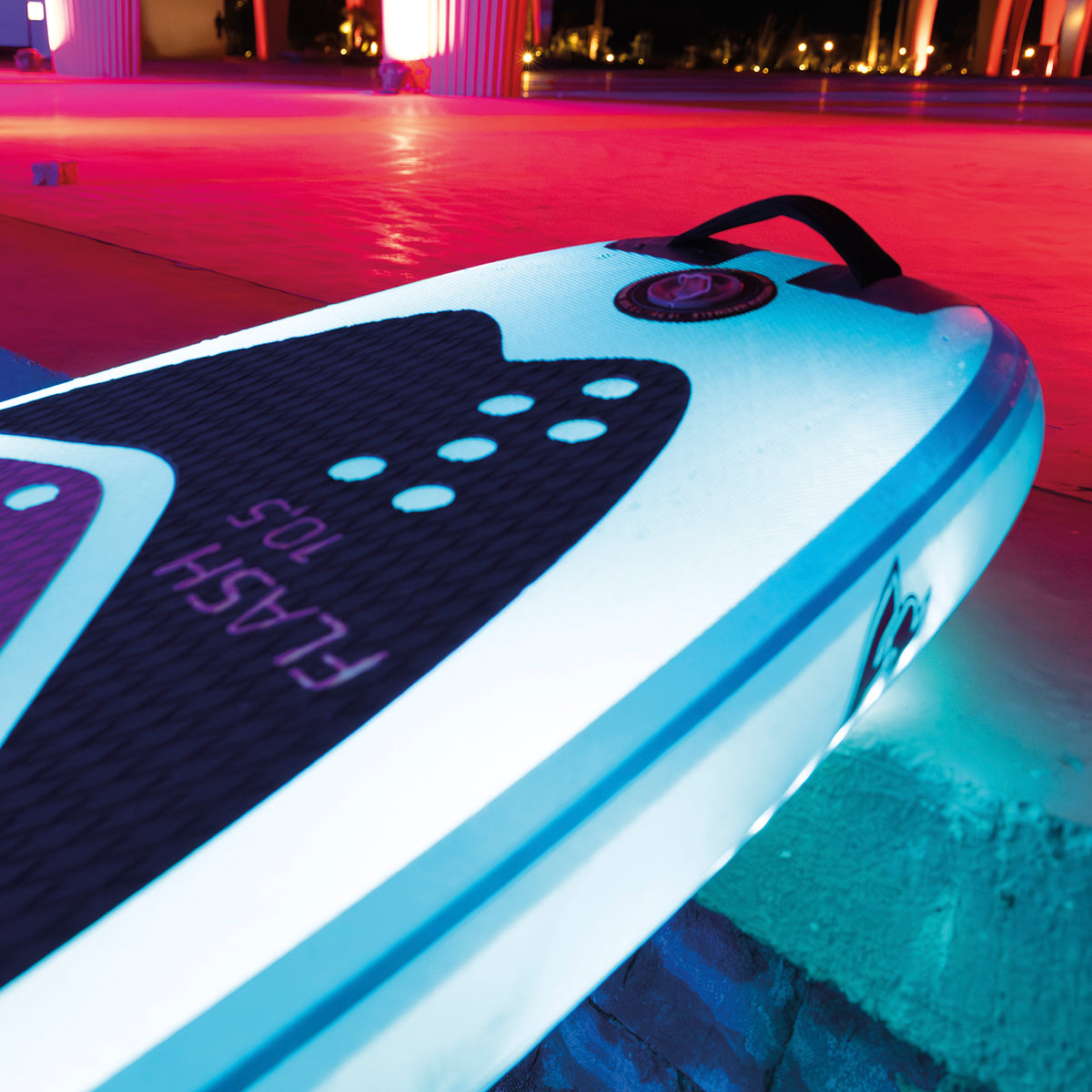 F2  Stand Up Paddle Board Flash Leucht SUP Blau - Größe wählbar