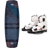 F2 Set Wakeboard Coast Petrol 138cm mit Wakebindung Team Boot L/XL