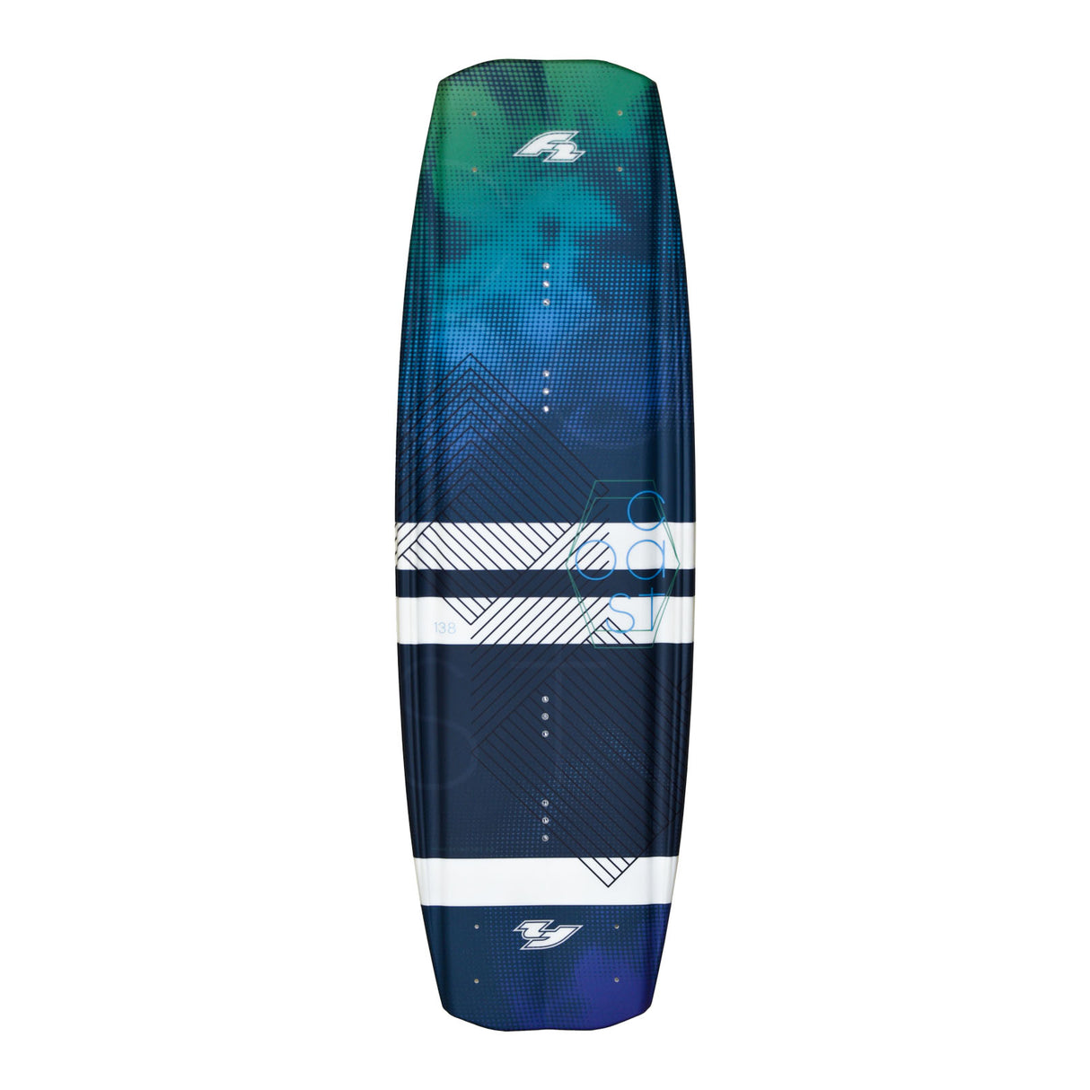 F2 Set Wakeboard Coast Ocean 138cm mit Wakebindung Team Boot L/XL
