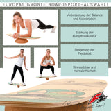 F2 Balance Board Set mit Korkrolle Komplettset Modell wählbar