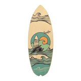 F2 Set Balance Board Halfshell 88x32cm mit Korkrolle