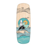 F2 Set Balance Board Pill 86x30cm mit Korkrolle