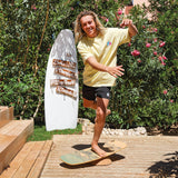 F2 Set Balance Board Surfer 76x28cm + Halbkugel und Korkrolle