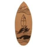 F2 Kork Balance Board Surf 74x30cm mit Korkrolle + Kork Halbkugel