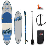 F2 SUP Stand Up Paddle Board Comet Grau - Komplettset Größen und Zubehör wählbar