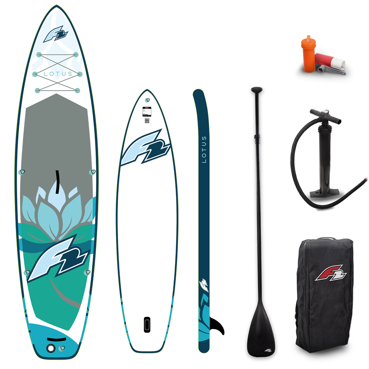 F2 SUP Stand Up Paddle Board Lotus Damen - Größe/Farbe/Zubehör wählbar