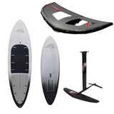F2 Set Foilboard Lightning Weiss 90,2L + Alu Foil 2000 + Wing 5qm