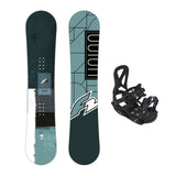 F2 Set Snowboard Junior Union Aqua + Pipe Bindung Größen wählbar
