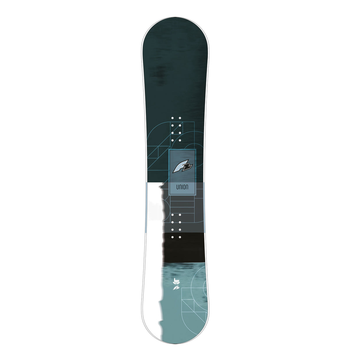 F2 Set Snowboard Junior Union Aqua + Pipe Bindung Größen wählbar