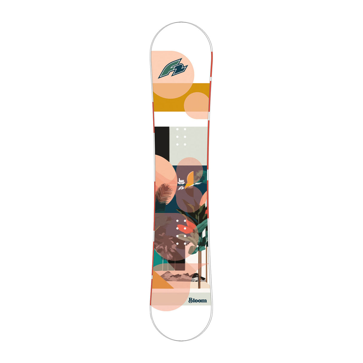 F2 Set Snowboard Junior Bloom Girl mit Pipe Bindung Komplettset Größen wählbar