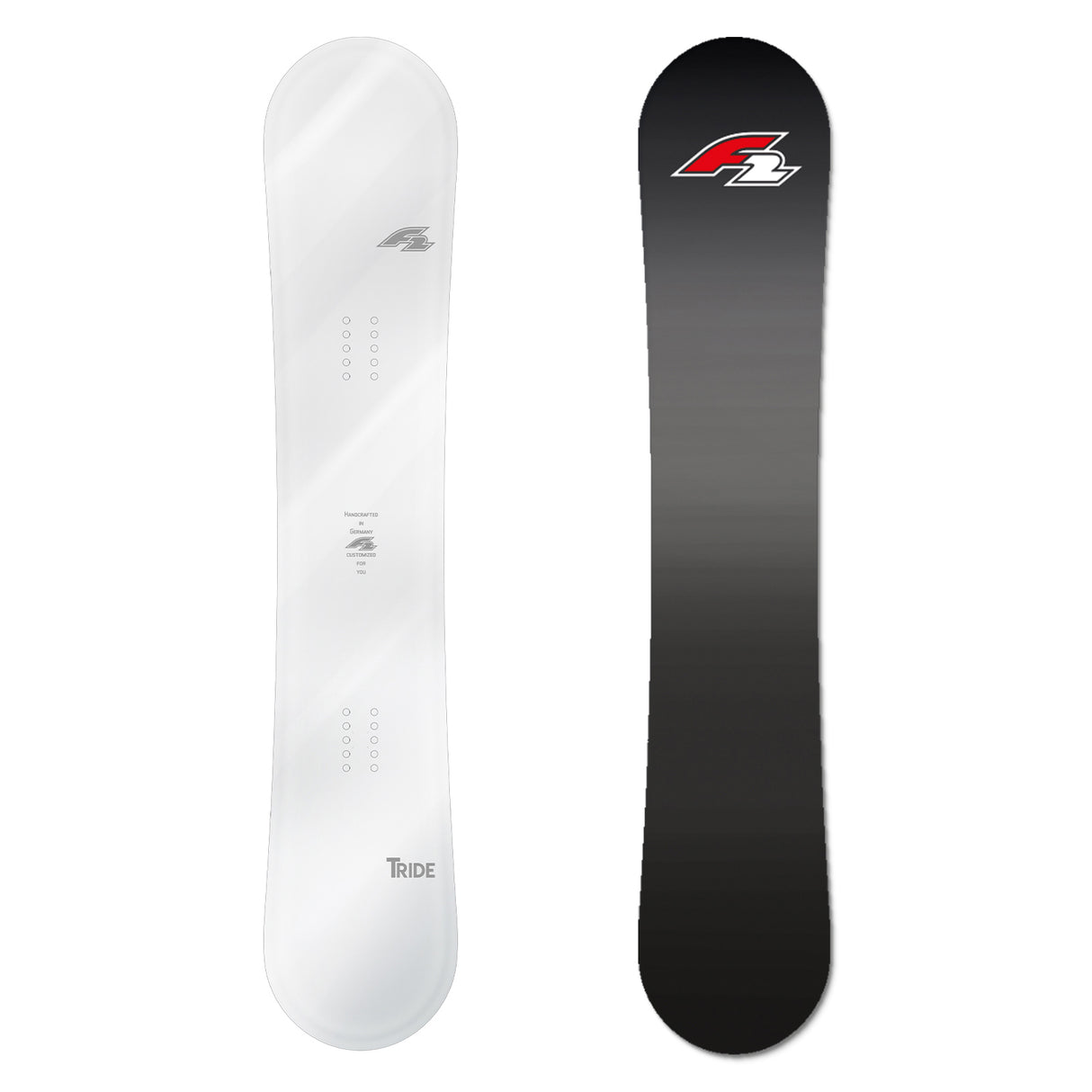 F2 Set Snowboard T-Ride Mirror Weiss + Sonic Pro Bindung L - Komplettset Größe wählbar