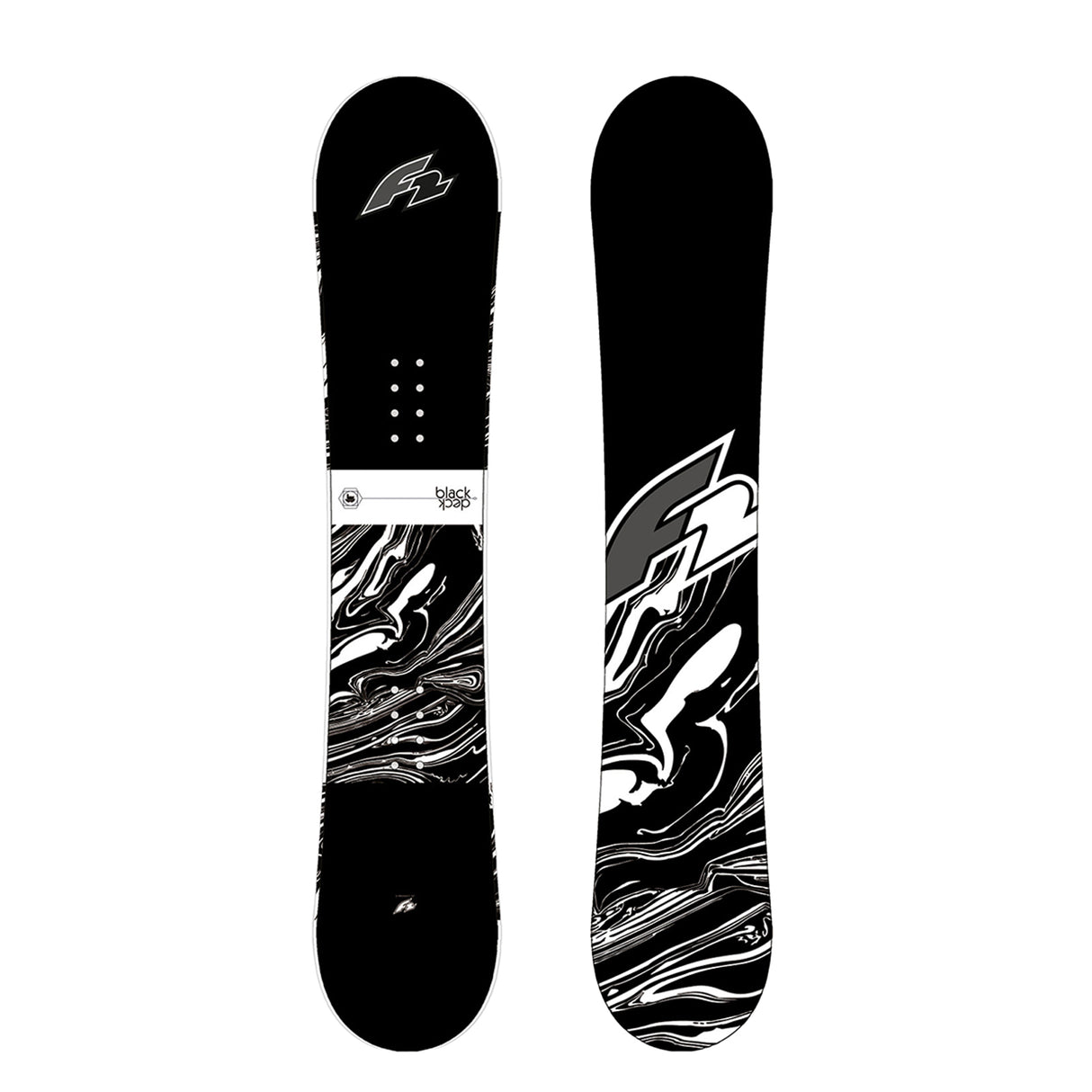F2 Set Snowboard Blackdeck Schwarz 143cm + Sonic Pro Bindung M