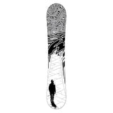 F2 Set Snowboard Blackdeck Schwarz/Weiss 157cm + Sonic Pro Bindung L