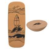 F2 Set Kork Balance Board Flat Shape + Halbkugel Komplettset Modell wählbar