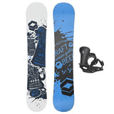 FTWO Set Snowboard TNT Blau 143cm mit Pipe Bindung M Sale