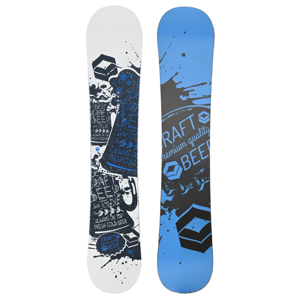 FTWO Set Snowboard TNT Blau 143cm mit Pipe Bindung M Sale