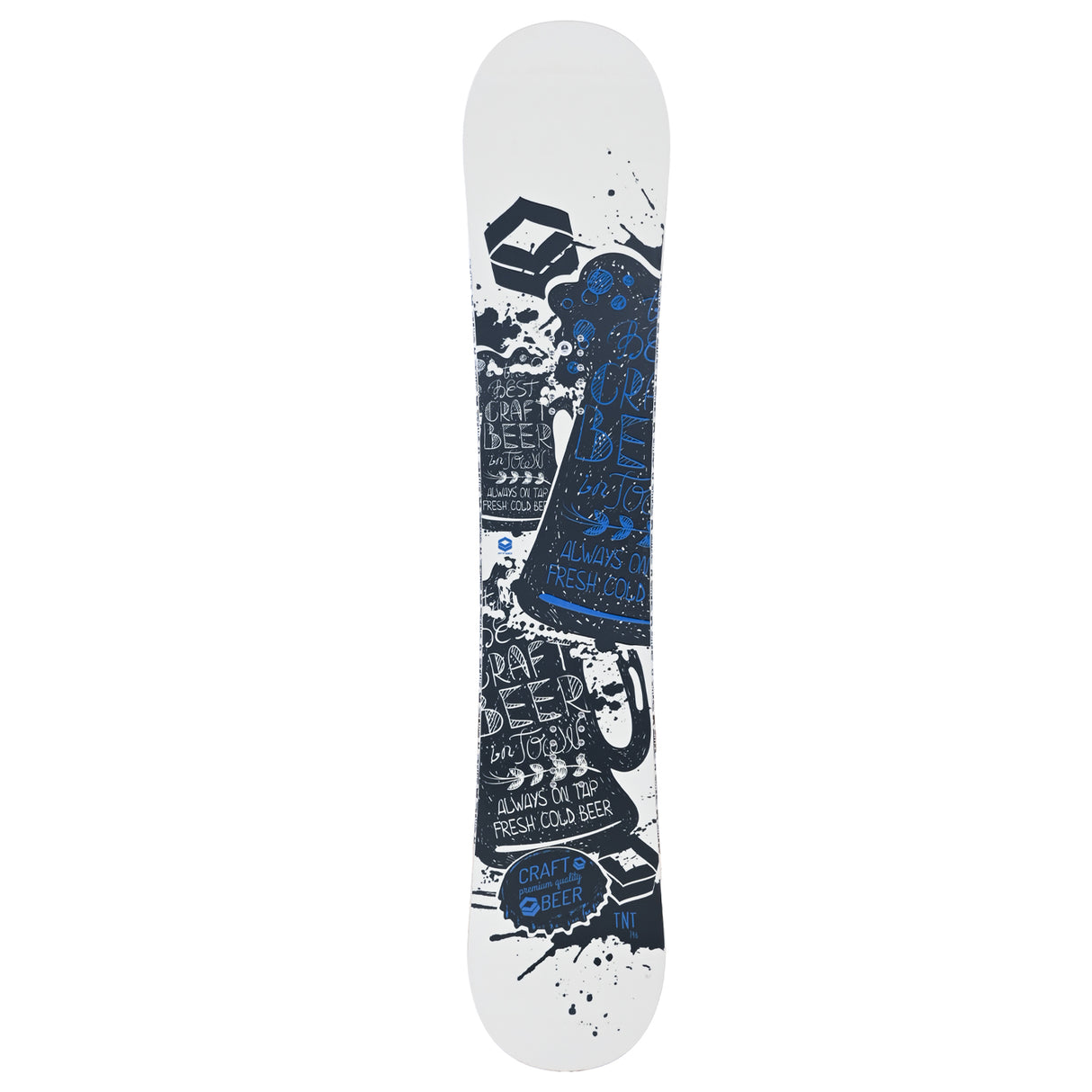 FTWO Set Snowboard TNT Blau 143cm mit Pipe Bindung M Sale