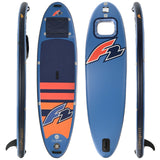 F2 Set Stand Up Paddle Board Ocean Sight Blau 10,5 + Kajak Zubehör Paket