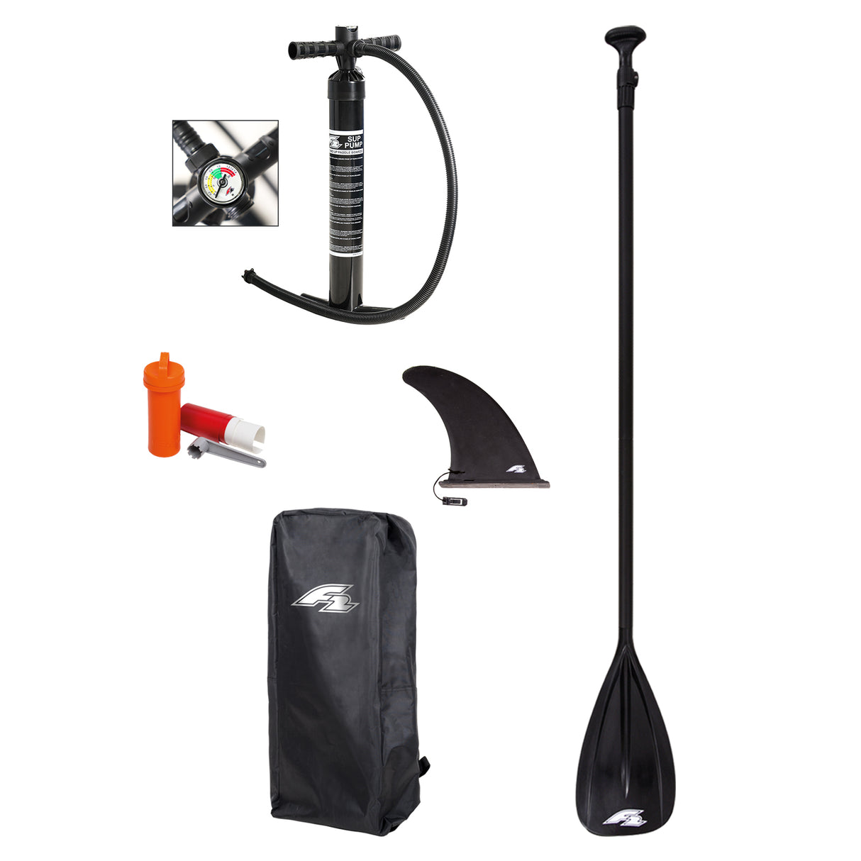 F2 Set Stand Up Paddle Board SUP Basic Zubehör Paket