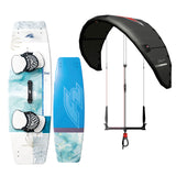 F2 Damen Set Kite Curve + Kiteboard Fluid + Control Bar - Komplettset Größen wählbar