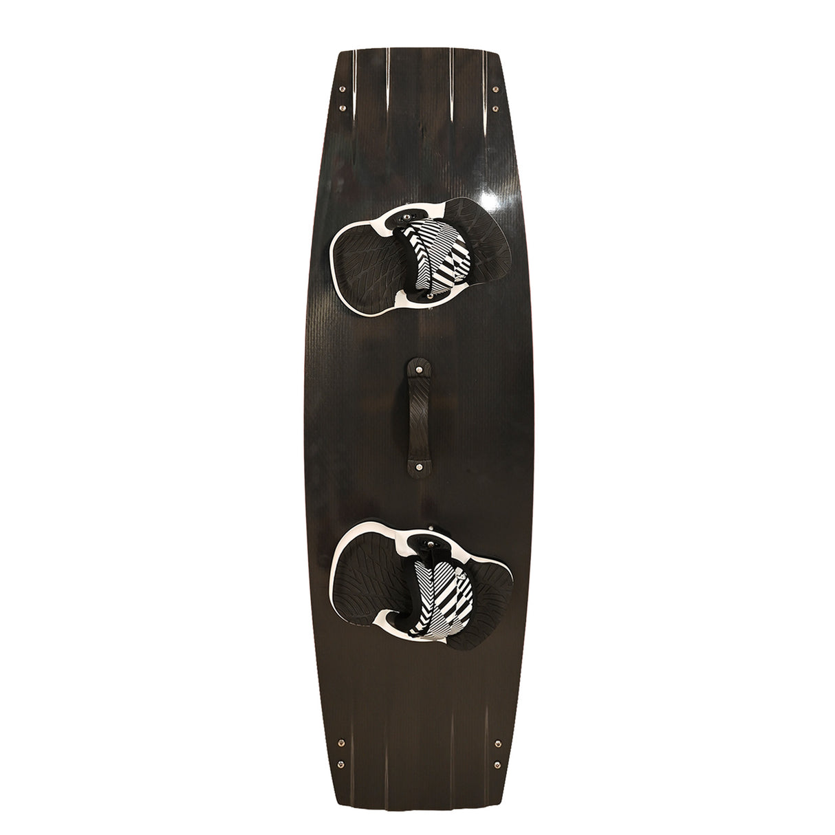 F2 Set Kiteboard Basalt Black 142cm + Bindung S/M + GFK Finnen