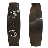 F2 Set Kiteboard Basalt Black 142cm + Bindung L/XL + GFK Finnen