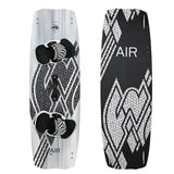 F2 Set Kiteboard Air White Icon 137cm + Bindung L/XL + GFK/Slider Finnen