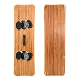 F2 Set Kiteboard Classic Wide Wood 146cm + Bindung L/XL + GFK/Slider Finnen
