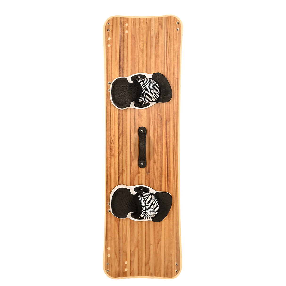F2 Set Kiteboard Classic Wide Wood 156cm + Bindung S/M + GFK/Slider Finnen