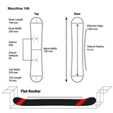 F2 Set Snowboard Junior Rental Schwarz + Pipe Bindung Größen wählbar