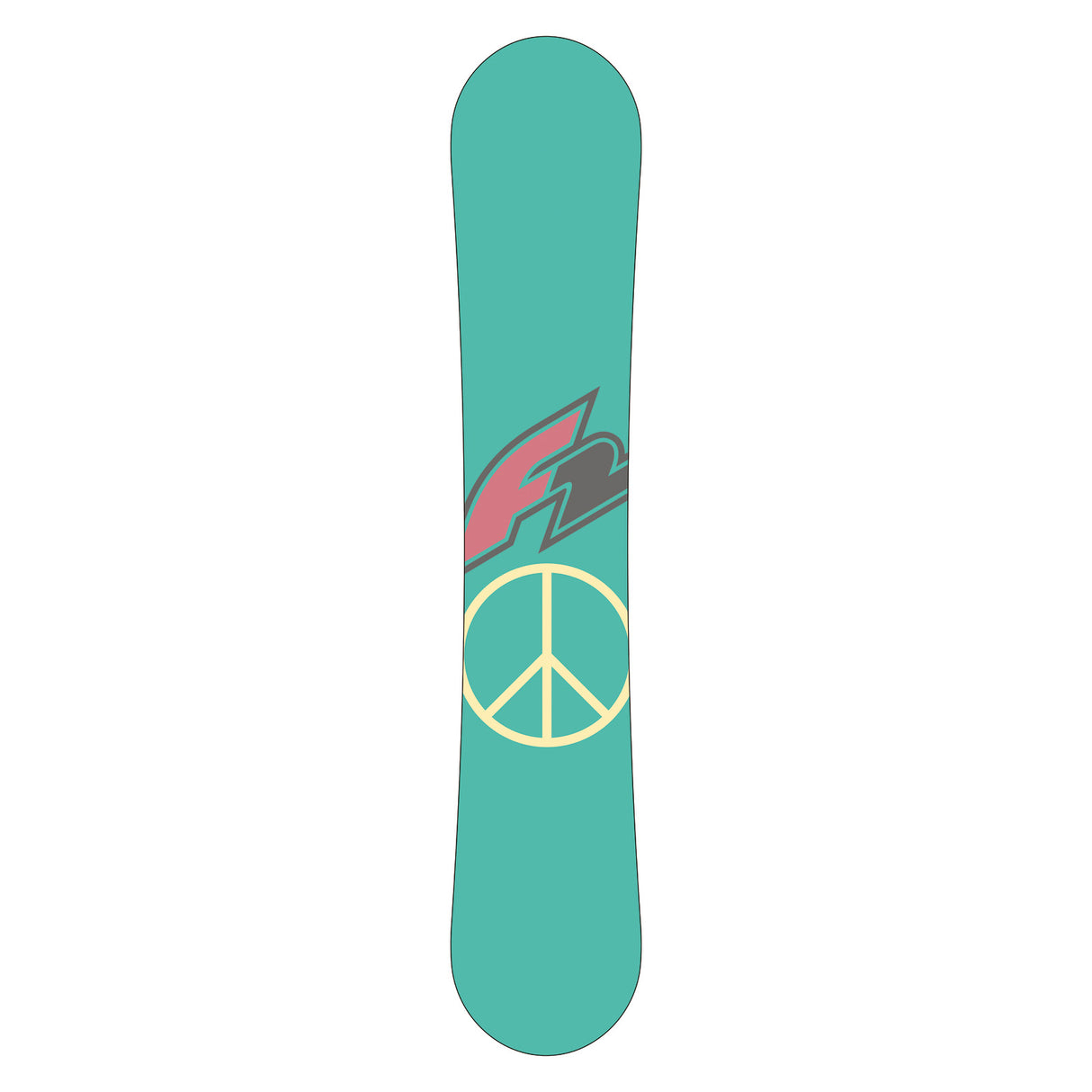 F2 Damen Snowboard Freedom Freeride/Freestyle Größe wählbar Mint 2025