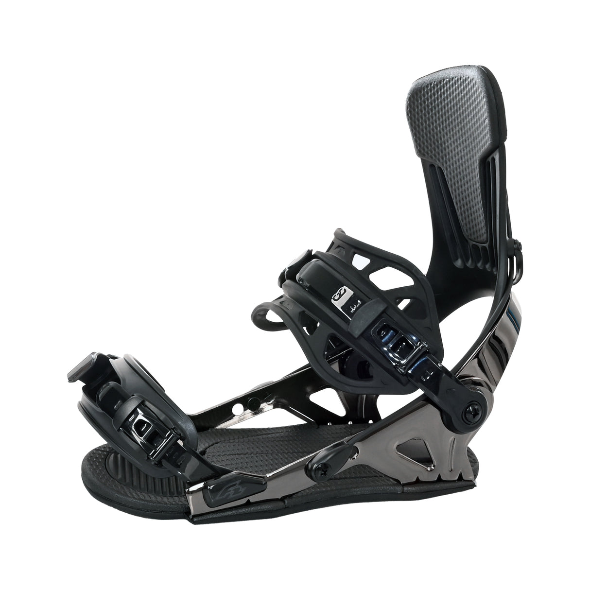 F2 Snowboard Soft Bindung Eliminator Carve Fastec Schwarz - Größe wählbar