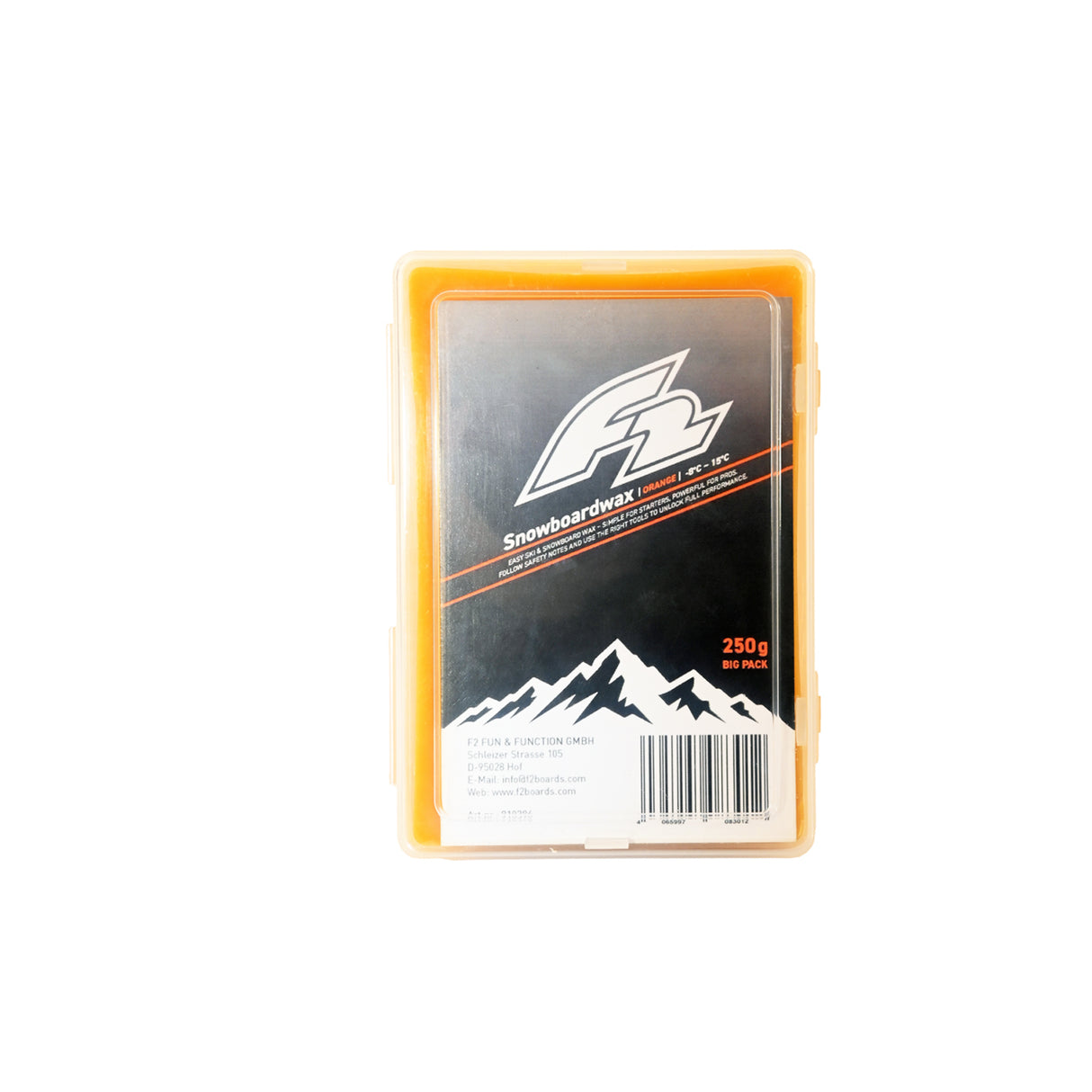 F2 Set Snowboard Wachs Paket 1,25kg (5x250g) für alle Temperaturen