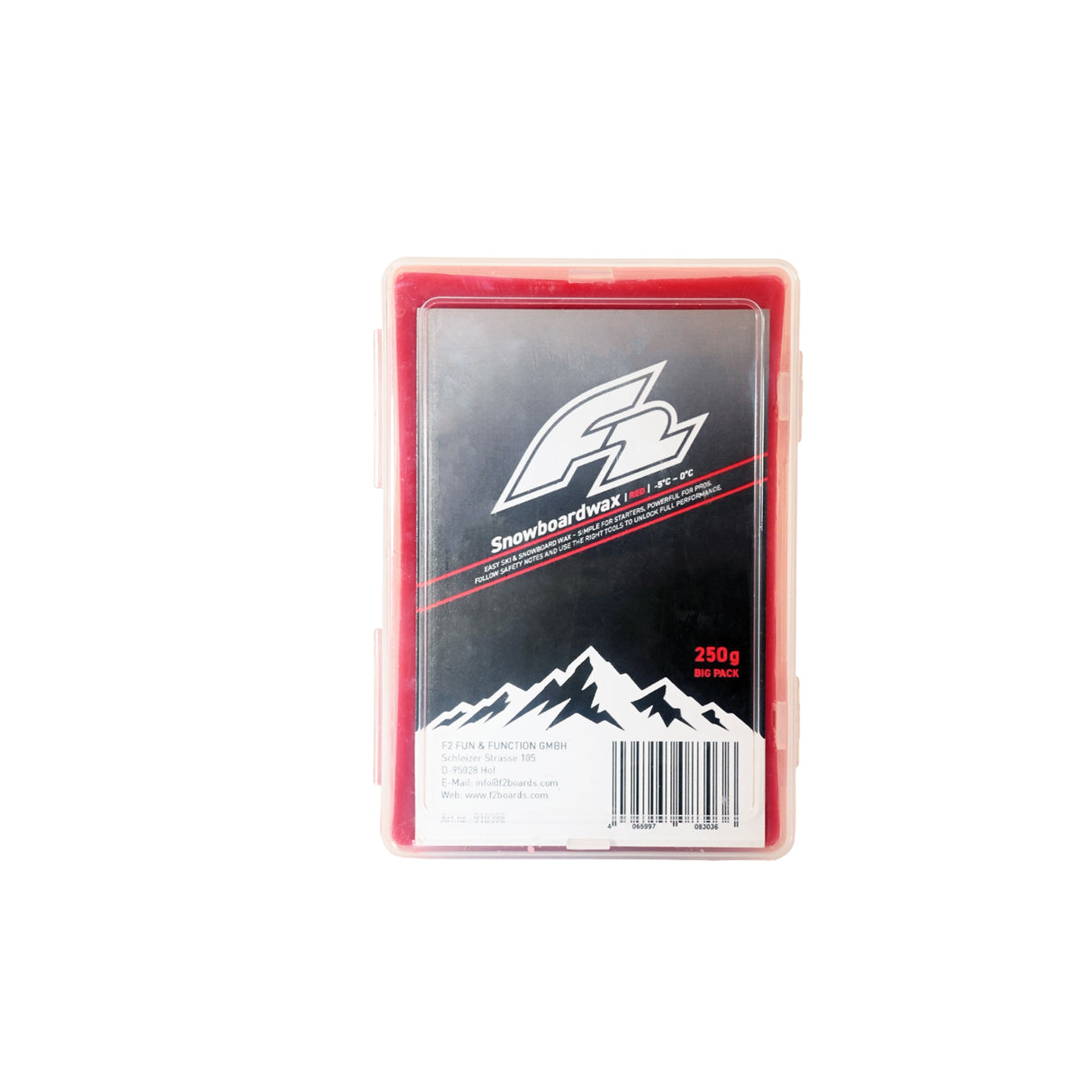 F2 Set Snowboard Wachs Paket 1,25kg (5x250g) für alle Temperaturen