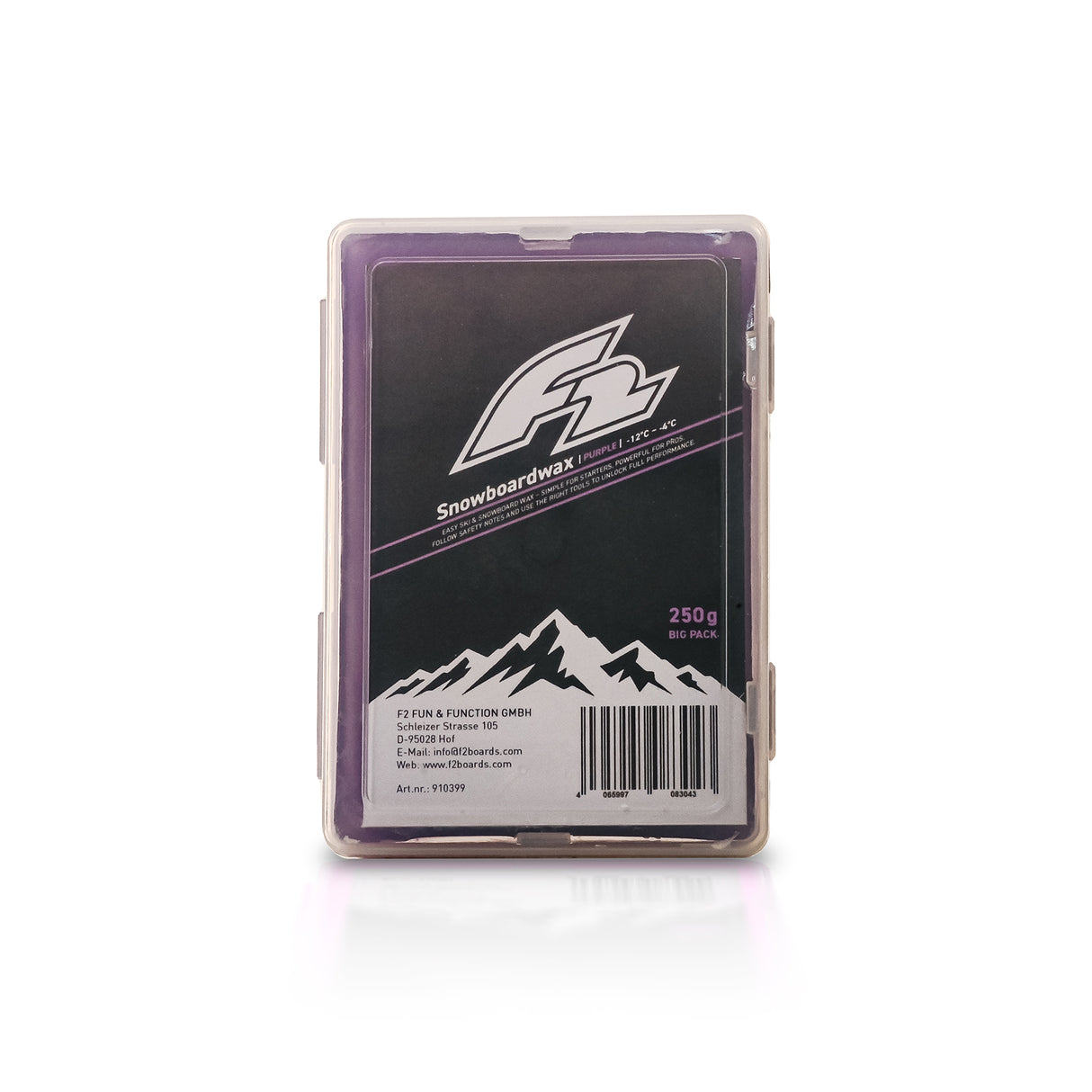 F2 Snowboard Zubehör Snowboard Ski Wachs 250g – Wachs Art wählbar