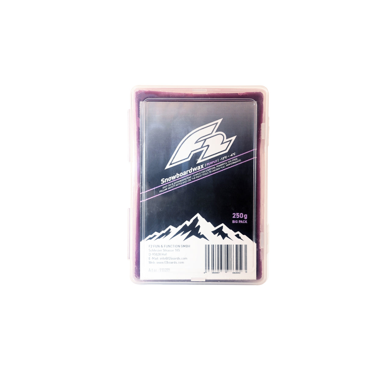 F2 Set Snowboard Wachs Paket 1,25kg (5x250g) für alle Temperaturen