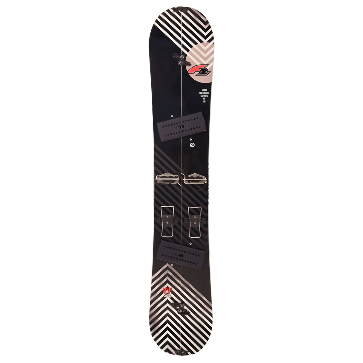 F2 Snowboard Splitboard Ski Sondermodell Schwarz - Größe wählbar