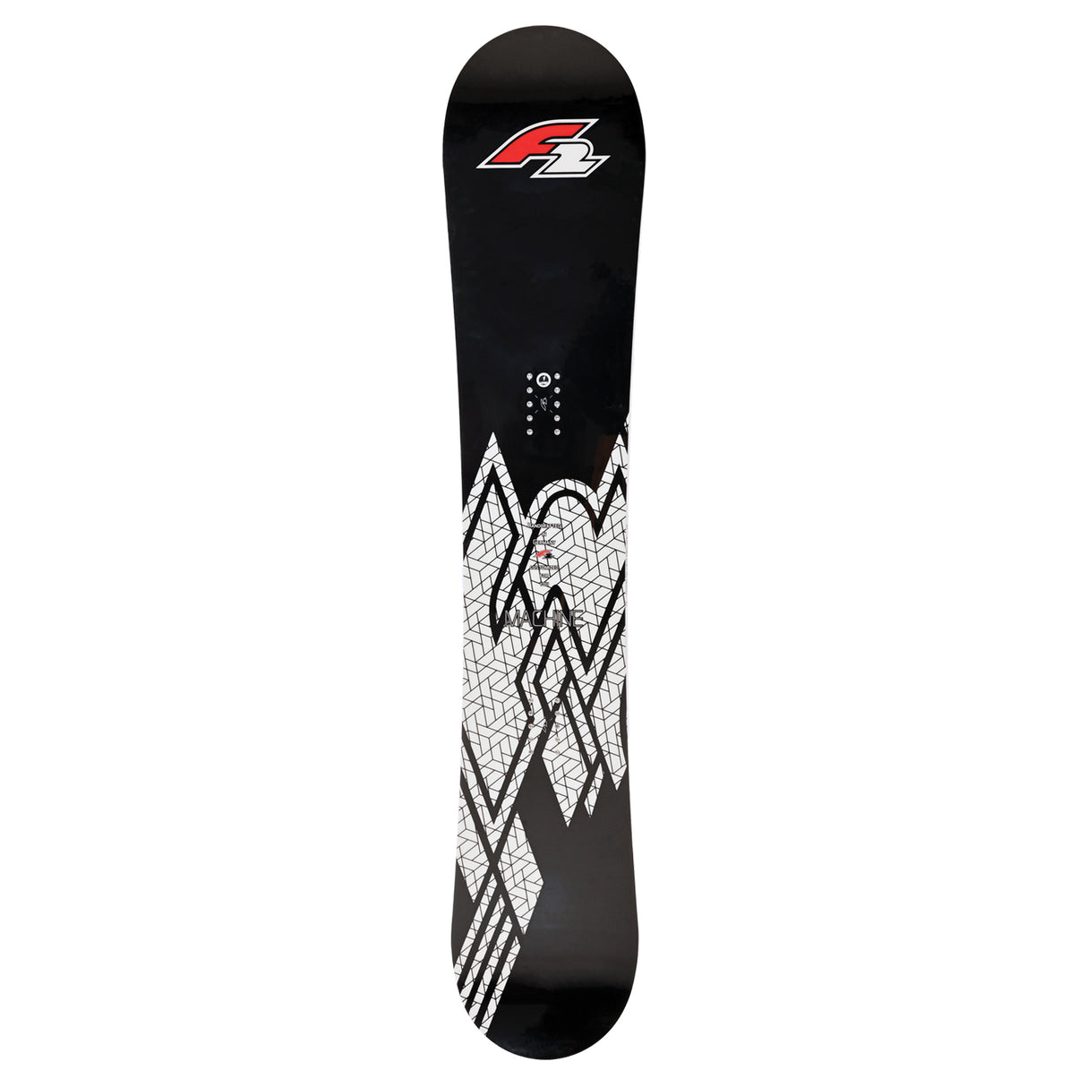 F2 Snowboard Rental Machine Schwarz - Größe wählbar