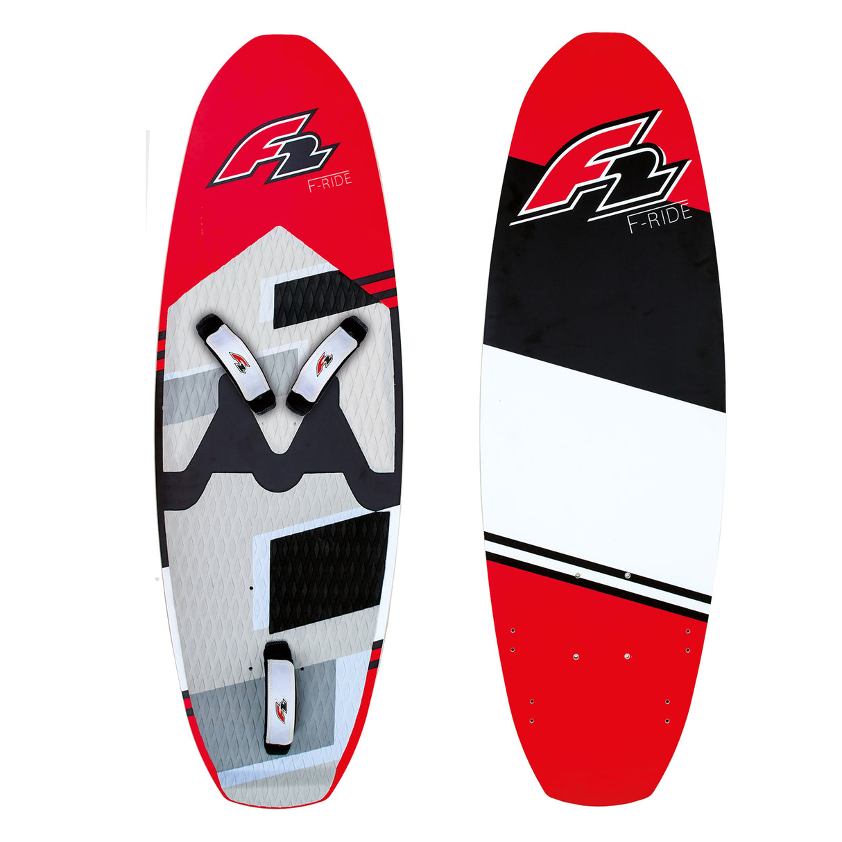 F2  Foil Kiteboard F-RIDE  153cm Rot/Schwarz/Weiss Mega Sale - Vorjahresmodelle