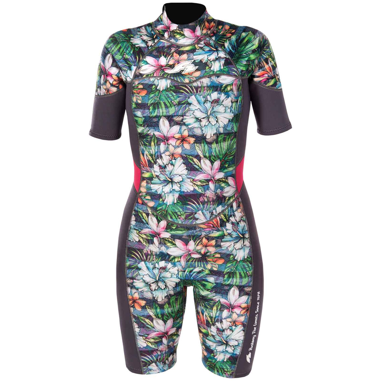 F2 Damen Neopren Anzug Happiness Shorty 3/2 mm Größe wählbar Multicolor