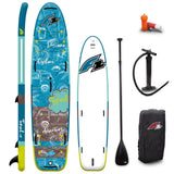 F2 SUP Stand Up Paddle Board Travel WS 12'0''/12'5'' wählbar Blau