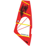 F2 Windsurf Segel Rave HD 2,2-6qm Größe wählbar Rot