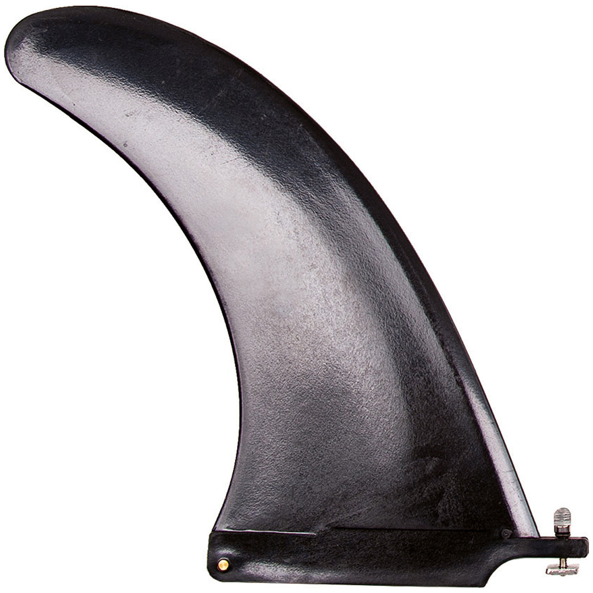 F2   Finne Center Fin 10" US Box mit Schraube und Mutter 16,3 cm Schwarz