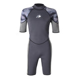 F2 Herren Neopren Anzug Wave Shorty 2,5mm XS-XXL Größe wählbar Anthrazit
