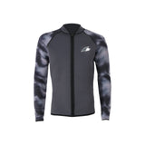 F2 Herren Neopren Oberteil Wave Jacket 2,5mm XS-XXL Größe wählbar Anthrazit