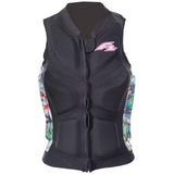 F2 Damen Prallschutz Weste Wake & Sup Weste S-XXL Größe wählbar Schwarz